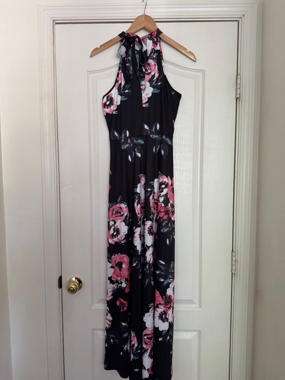 Styleword Floral Halter Maxi Dress - Picture 4 of 8
